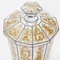 Vintage Vase & Teller aus Kristallglas & Gold, 2er Set 5