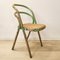 Curved Bentwood and Wicker Chair, 1970s, Image 1