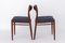Dänische Vintage Modell 75 Stühle von Niels Moller in Teak, 1950er, 2er Set 4