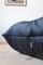 Pouf Togo in pelle nera di Michel Ducaroy per Ligne Roset, Immagine 9