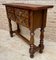 Early 20th Century Spanish Carved Console Table with Four Drawers, 1930s 9