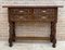 Early 20th Century Spanish Carved Console Table with Four Drawers, 1930s, Image 3
