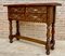 Early 20th Century Spanish Carved Console Table with Four Drawers, 1930s 1