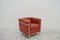 Vintage Red Leather Carmin Model Lc2 Chair by Le Corbusier for Cassina, 1990s, Image 16