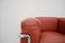 Vintage Red Leather Carmin Model Lc2 Chair by Le Corbusier for Cassina, 1990s 11