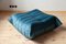 Blue Velvet Togo Living Room by Michel Ducaroy for Ligne Roset, Set of 5 26