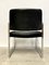 Mid-Century Black Leather Armchairs, 1960s, Set of 2 10