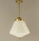 Lampe à Suspension Art Déco avec Verre Opalin de Philips, 1920s 1