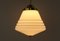 Lampe à Suspension Art Déco avec Verre Opalin de Philips, 1920s 5