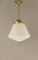 Lampe à Suspension Art Déco avec Verre Opalin de Philips, 1920s 6