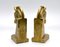 Vintage Trojan Brass Horse Head Bookends, 1960s, Set of 2 9