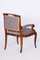 Biedermeier Armchair in Walnut Veneer, Spruce & Oak, 1830s, Image 3