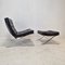 Barcelona Lounge Chair with Ottoman by Knoll from Knoll Inc. / Knoll International, 1970s, Set of 2, Image 1