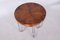 Bauhaus Round Spruce & Walnut Coffee Table attributed to Robert Slezák, 1930s 5