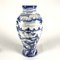 White Blue Ceramic Vase, 1976 4