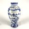 White Blue Ceramic Vase, 1976, Image 4