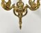 Appliques Empire Swan en Bronze, France, 1930s, Set de 2 5