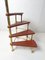 Antique Leather & Brass Library Steps 5