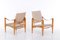 Vintage Safari Chairs by Kaare Klint, 1960s, Set of 2, Image 7