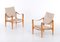 Vintage Safari Chairs by Kaare Klint, 1960s, Set of 2 3