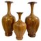 Wooden Vases by De Coene, 1950s, Set of 3 1