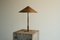 Bent Karlby Table Lamp in Patinated Brass and Teak for Lyfa, 1940s, Image 10