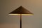 Bent Karlby Table Lamp in Patinated Brass and Teak for Lyfa, 1940s 5