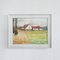 Rick Tubbax, Flemish Landscape, Oil on Linen, 1950s, Framed 2