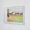 Rick Tubbax, Flemish Landscape, Oil on Linen, 1950s, Framed 3