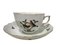 Porcelain Rothschild Plates and Cup and Saucer from Herend Hungary, 1960s, Set of 10, Image 3