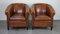 Vintage Sheep Leather Club Chairs, Set of 2, Image 2