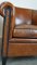 Vintage Sheep Leather Club Chairs, Set of 2, Image 12