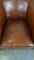 Vintage Sheep Leather Club Chairs, Set of 2, Image 7
