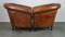 Vintage Sheep Leather Club Chairs, Set of 2 3