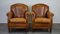 Vintage Leather Club Chairs, Set of 2 1