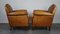 Vintage Leather Club Chairs, Set of 2, Image 3
