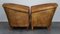 Vintage Sheep Leather Club Chairs, Set of 2, Image 3