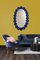 Miroir de Style Ovale Bleu en Verre Murano par Fratelli Tosi 4