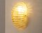 Vintage Italian Wall Light in Amber Murano Glass with Brass Structure, 1990s, Image 9