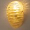 Vintage Italian Wall Light in Amber Murano Glass with Brass Structure, 1990s 8