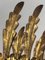 Art Deco Golden Leaves Ceiling Fixture attributed to Maison Bagues, France, 1930s, Image 17