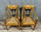 Directoire Armchairs in Blond Walnut, Set of 2 2