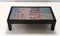 Vintage Rectangular Lacquered Beach Coffee Table with Colorful Plaster Relief, 1980s 4