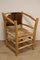 Rustikaler Sessel aus Holz & Rindsleder, 1970er 20
