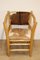 Rustikaler Sessel aus Holz & Rindsleder, 1970er 17