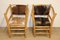 Rustic Armchairs in Wood and Cowhide, 1970s, Set of 2, Image 11