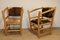 Rustic Armchairs in Wood and Cowhide, 1970s, Set of 2, Image 14