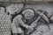 Maceta francesa de hormigón con fachada esculpida en estilo romano, años 20, Imagen 7