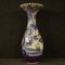 Jarrón japonés siglo XX de cerámica esmaltada y pintada, años 20, Imagen 10