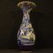 20. Jh. Japanische Vase aus glasierter und bemalter Keramik, 1920er 3